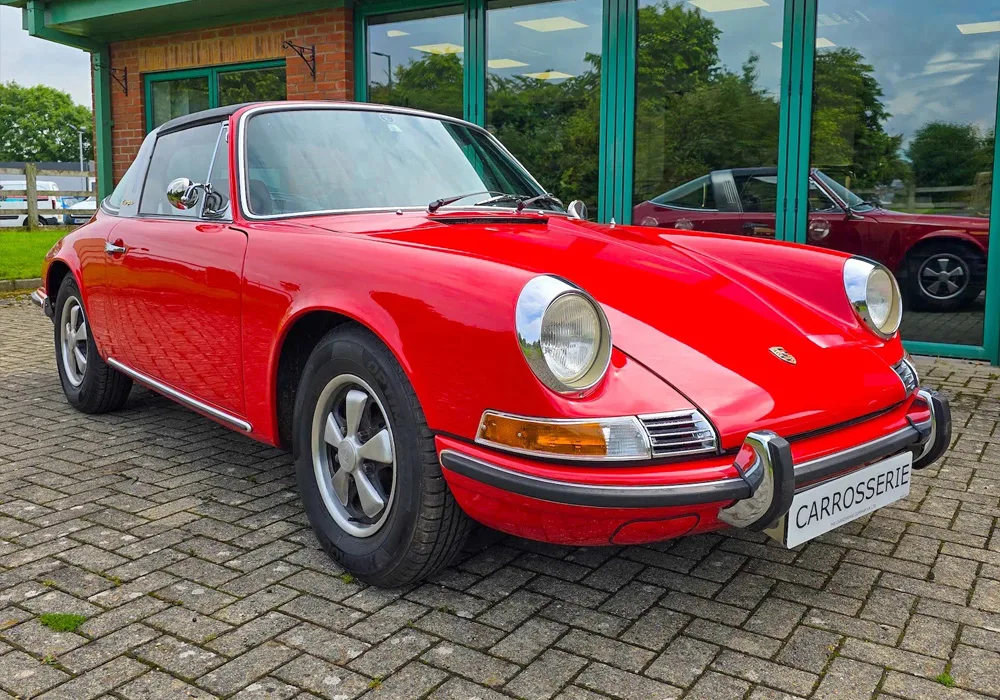 911 Flat Four - Blog - Classic Car Restoration - Carrosserie - 1969 Porsche 912 Targa